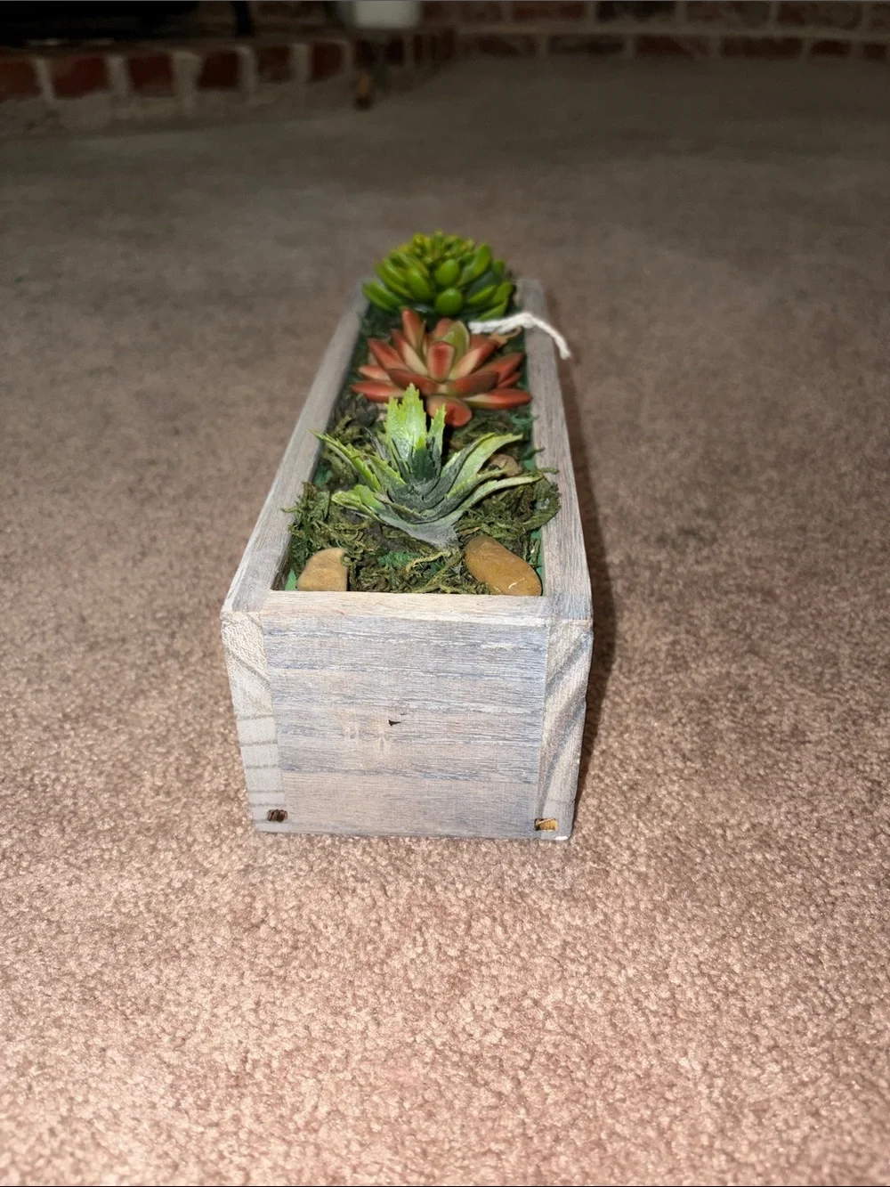 Threshold wooden rectangular